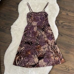 Fun safari print summer dress/cover up size small